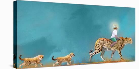 Cheetah Walk-Nancy Tillman-Stretched Canvas