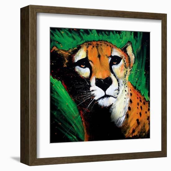 Cheetah-null-Framed Art Print