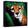 Cheetah-null-Framed Stretched Canvas