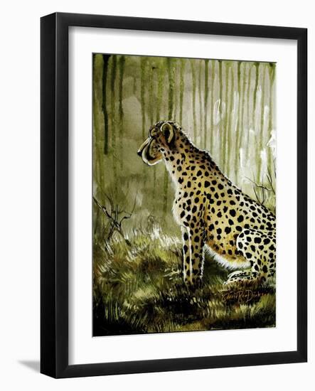 Cheetah-Cherie Roe Dirksen-Framed Giclee Print