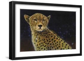 Cheetah-Durwood Coffey-Framed Premium Giclee Print