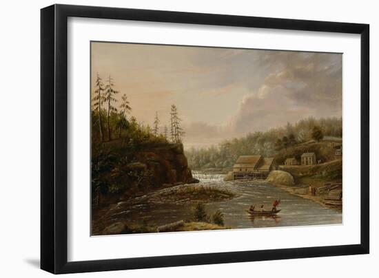 Cheever's Mill on the St. Croix River, 1847-Henry Lewis-Framed Premium Giclee Print