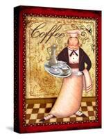 Chef 1 Coffee-Viv Eisner-Stretched Canvas