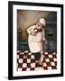 Chef and Cat-unknown Chiu-Framed Art Print