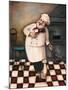 Chef and Cat-unknown Chiu-Mounted Premium Giclee Print