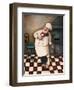 Chef and Cat-unknown Chiu-Framed Art Print