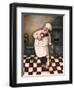 Chef and Cat-unknown Chiu-Framed Art Print
