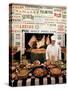 Chef and Food at the La Fonda Del Sol Restaurant-Yale Joel-Stretched Canvas