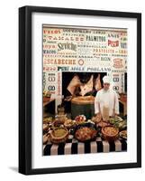 Chef and Food at the La Fonda Del Sol Restaurant-Yale Joel-Framed Photographic Print