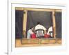 Chef and Waiters Having Service Lunch, 1999-Peter Breeden-Framed Giclee Print