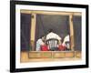 Chef and Waiters Having Service Lunch, 1999-Peter Breeden-Framed Giclee Print