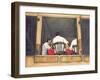 Chef and Waiters Having Service Lunch, 1999-Peter Breeden-Framed Giclee Print