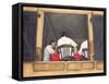 Chef and Waiters Having Service Lunch, 1999-Peter Breeden-Framed Stretched Canvas