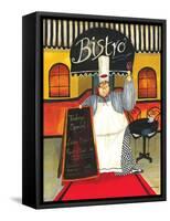 Chef at Bistro-Jennifer Garant-Framed Stretched Canvas