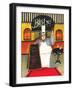 Chef at Bistro-Jennifer Garant-Framed Giclee Print