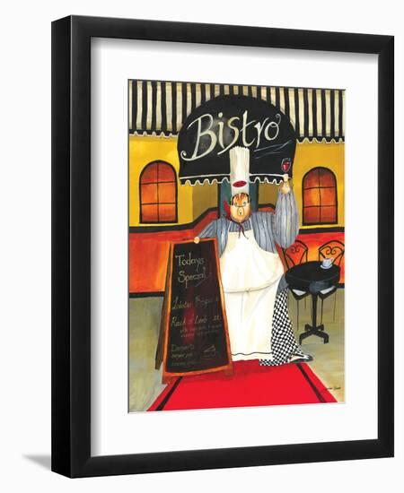 Chef at Bistro-Jennifer Garant-Framed Giclee Print