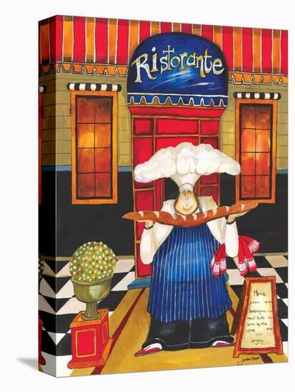 Chef at Ristorante-Jennifer Garant-Stretched Canvas