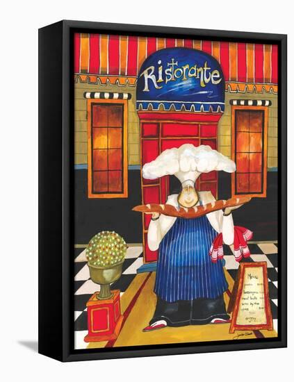 Chef at Ristorante-Jennifer Garant-Framed Stretched Canvas