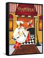 Chef at Trattoria-Jennifer Garant-Framed Stretched Canvas