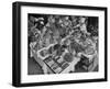 Chef Domenico Giving Final Touch to Magnificent Display of Food on Table at Passeto Restaurant-Alfred Eisenstaedt-Framed Photographic Print