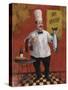 Chef Fish Master-Frank Harris-Stretched Canvas