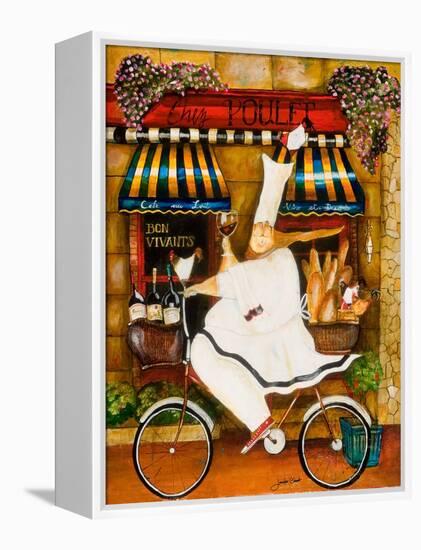 Chef in Paris-Jennifer Garant-Framed Stretched Canvas