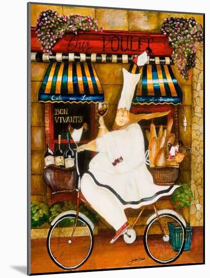 Chef in Paris-Jennifer Garant-Mounted Giclee Print