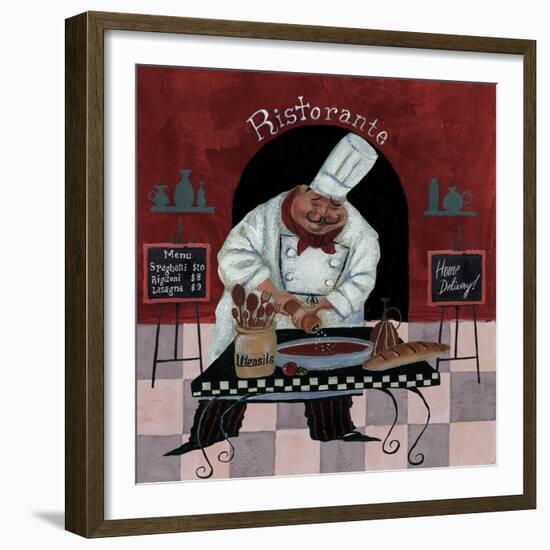 Chef Kitchen Menus-Gregg DeGroat-Framed Giclee Print