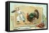 Chef Leading Turkey-null-Framed Stretched Canvas