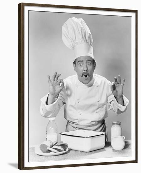 Chef of the Future-null-Framed Premium Giclee Print