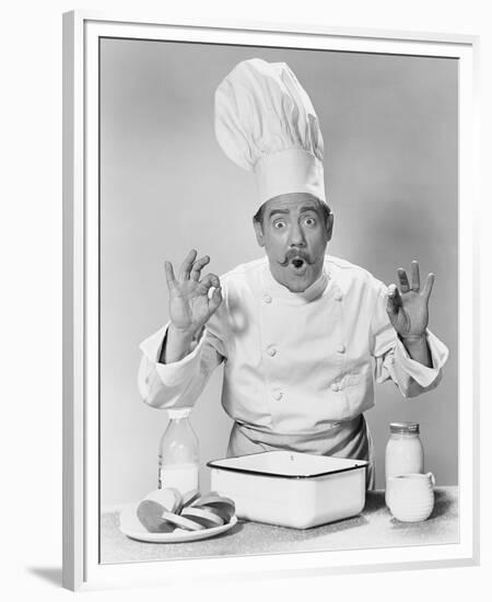 Chef of the Future-null-Framed Premium Giclee Print