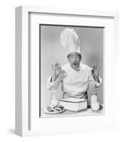 Chef of the Future-null-Framed Art Print