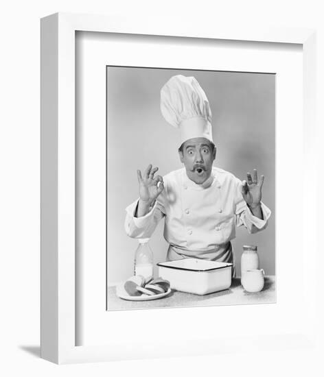 Chef of the Future-null-Framed Art Print