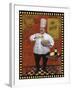 Chef Pasta Master Design-Frank Harris-Framed Giclee Print