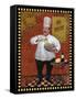 Chef Pasta Master Design-Frank Harris-Framed Stretched Canvas