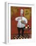 Chef Pasta Master-Frank Harris-Framed Giclee Print