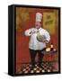 Chef Pasta Master-Frank Harris-Framed Stretched Canvas