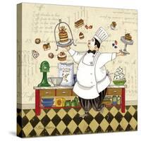 Chef Pastry-Pamela Gladding-Stretched Canvas