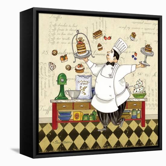 Chef Pastry-Pamela Gladding-Framed Stretched Canvas