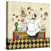 Chef Pastry-Pamela Gladding-Stretched Canvas