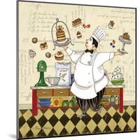 Chef Pastry-Pamela Gladding-Mounted Art Print