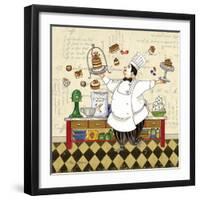 Chef Pastry-Pamela Gladding-Framed Art Print