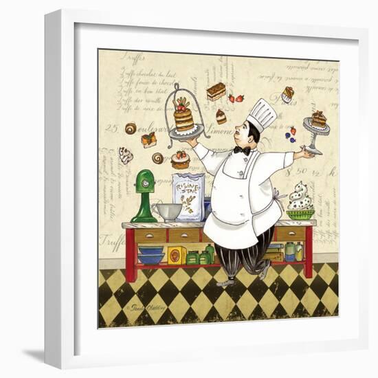 Chef Pastry-Pamela Gladding-Framed Art Print