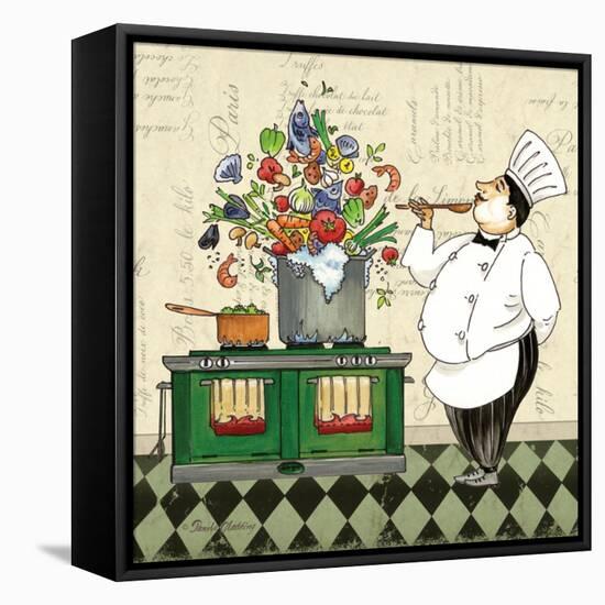 Chef Soup-Pamela Gladding-Framed Stretched Canvas