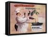 Chef Wine-Frank Harris-Framed Stretched Canvas