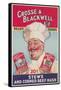 Chef with Canned Goods-null-Framed Stretched Canvas