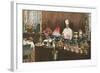 Chef with Elaborate Buffet-null-Framed Art Print