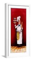 Chef With Pastry-Tracy Flickinger-Framed Art Print