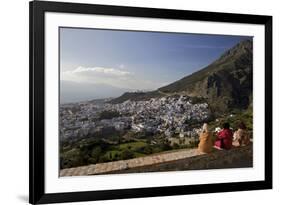 Chefchaouen (Chefchaouene), Rif Mountains, Atlas Mountains, Morocco, North Africa, Africa-Simon Montgomery-Framed Photographic Print