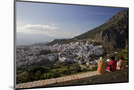 Chefchaouen (Chefchaouene), Rif Mountains, Atlas Mountains, Morocco, North Africa, Africa-Simon Montgomery-Mounted Photographic Print